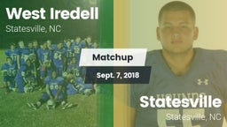 Matchup: West Iredell vs. Statesville  2018