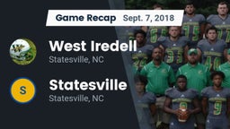 Recap: West Iredell  vs. Statesville  2018