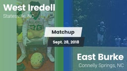 Matchup: West Iredell vs. East Burke  2018