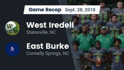 Recap: West Iredell  vs. East Burke  2018