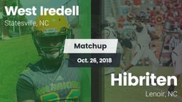 Matchup: West Iredell vs. Hibriten  2018