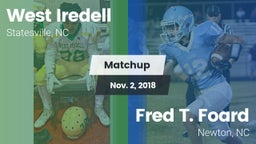 Matchup: West Iredell vs. Fred T. Foard  2018