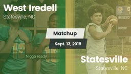 Matchup: West Iredell vs. Statesville  2019