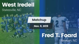 Matchup: West Iredell vs. Fred T. Foard  2019