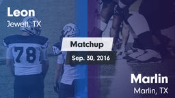 Matchup: Leon vs. Marlin  2016