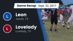 Recap: Leon  vs. Lovelady  2017
