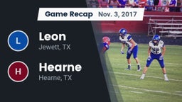 Recap: Leon  vs. Hearne  2017
