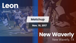 Matchup: Leon vs. New Waverly  2017
