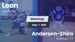 Matchup: Leon vs. Anderson-Shiro  2018