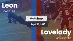 Matchup: Leon vs. Lovelady  2018