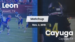 Matchup: Leon vs. Cayuga  2018