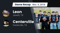 Recap: Leon  vs. Centerville  2018