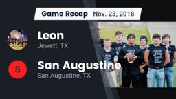 Recap: Leon  vs. San Augustine  2018