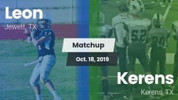 Matchup: Leon vs. Kerens  2019