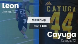 Matchup: Leon vs. Cayuga  2019