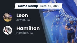 Recap: Leon  vs. Hamilton  2020