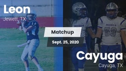 Matchup: Leon vs. Cayuga  2020