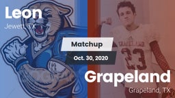 Matchup: Leon vs. Grapeland  2020