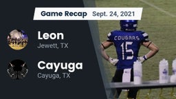 Recap: Leon  vs. Cayuga  2021