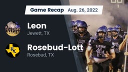 Recap: Leon  vs. Rosebud-Lott  2022
