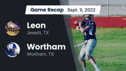Recap: Leon  vs. Wortham  2022