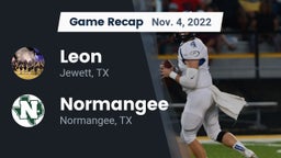 Recap: Leon  vs. Normangee  2022
