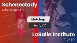 Matchup: Schenectady vs. LaSalle Institute  2017