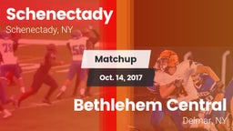 Matchup: Schenectady vs. Bethlehem Central  2017