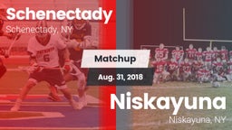 Matchup: Schenectady vs. Niskayuna  2018