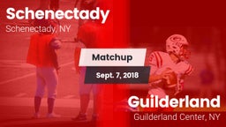 Matchup: Schenectady vs. Guilderland  2018