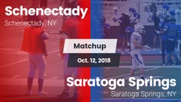 Matchup: Schenectady vs. Saratoga Springs  2018