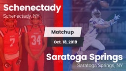Matchup: Schenectady vs. Saratoga Springs  2019