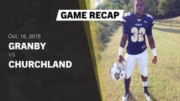 Recap: Granby  vs. Churchland  2015