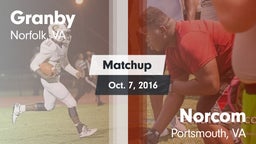 Matchup: Granby vs. Norcom  2016