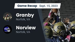 Recap: Granby  vs. Norview  2023