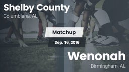 Matchup: Shelby County vs. Wenonah  2016