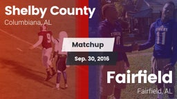 Matchup: Shelby County vs. Fairfield  2016