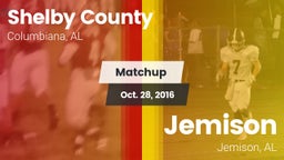 Matchup: Shelby County vs. Jemison  2016