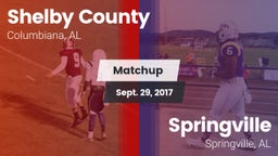 Matchup: Shelby County vs. Springville  2017