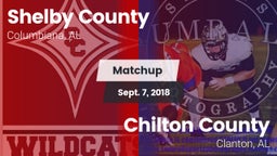Matchup: Shelby County vs. Chilton County  2018
