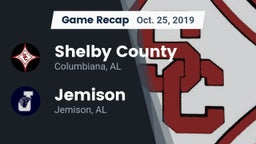 Recap: Shelby County  vs. Jemison  2019