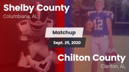 Matchup: Shelby County vs. Chilton County  2020