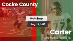 Matchup: Cocke County vs. Carter  2018