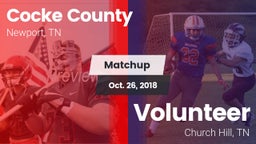 Matchup: Cocke County vs. Volunteer  2018