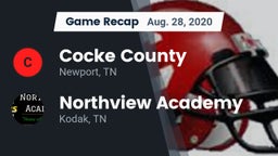 Recap: Cocke County  vs. Northview Academy 2020