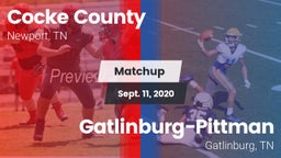 Matchup: Cocke County vs. Gatlinburg-Pittman  2020