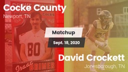 Matchup: Cocke County vs. David Crockett  2020