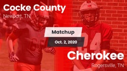 Matchup: Cocke County vs. Cherokee  2020