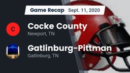 Recap: Cocke County  vs. Gatlinburg-Pittman  2020