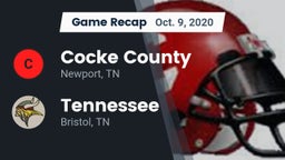 Recap: Cocke County  vs. Tennessee  2020
